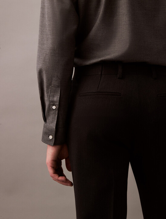 Slim Wool Gabardine Trouser