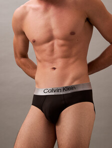 Brushed Micro Jersey Hipster Brief, Black, hi-res