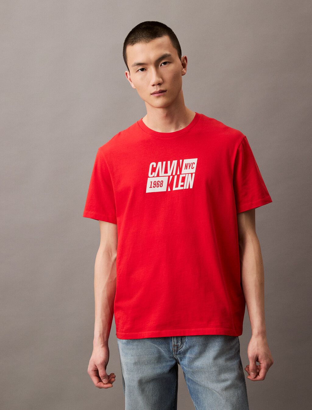 Classic Sport Logo T-shirt, Red Alert, hi-res
