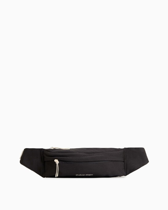 Athletic Black Fragmented Sling Bag