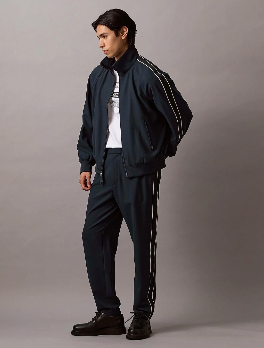 Relaxed Track Jacket, Dark Sapphire, hi-res