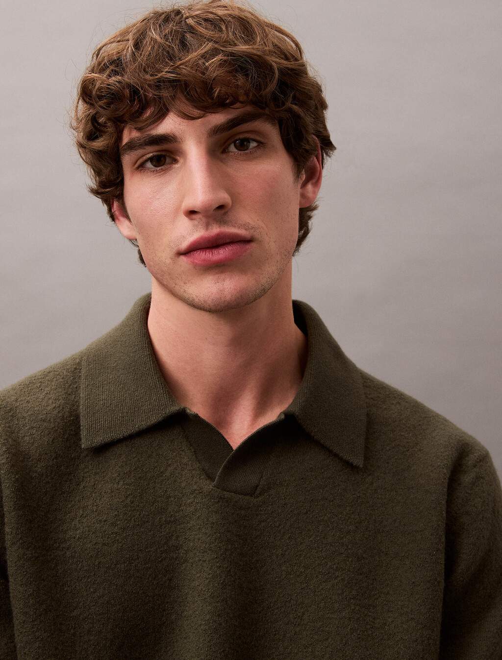 Boiled Wool Polo, Deep Depths, hi-res
