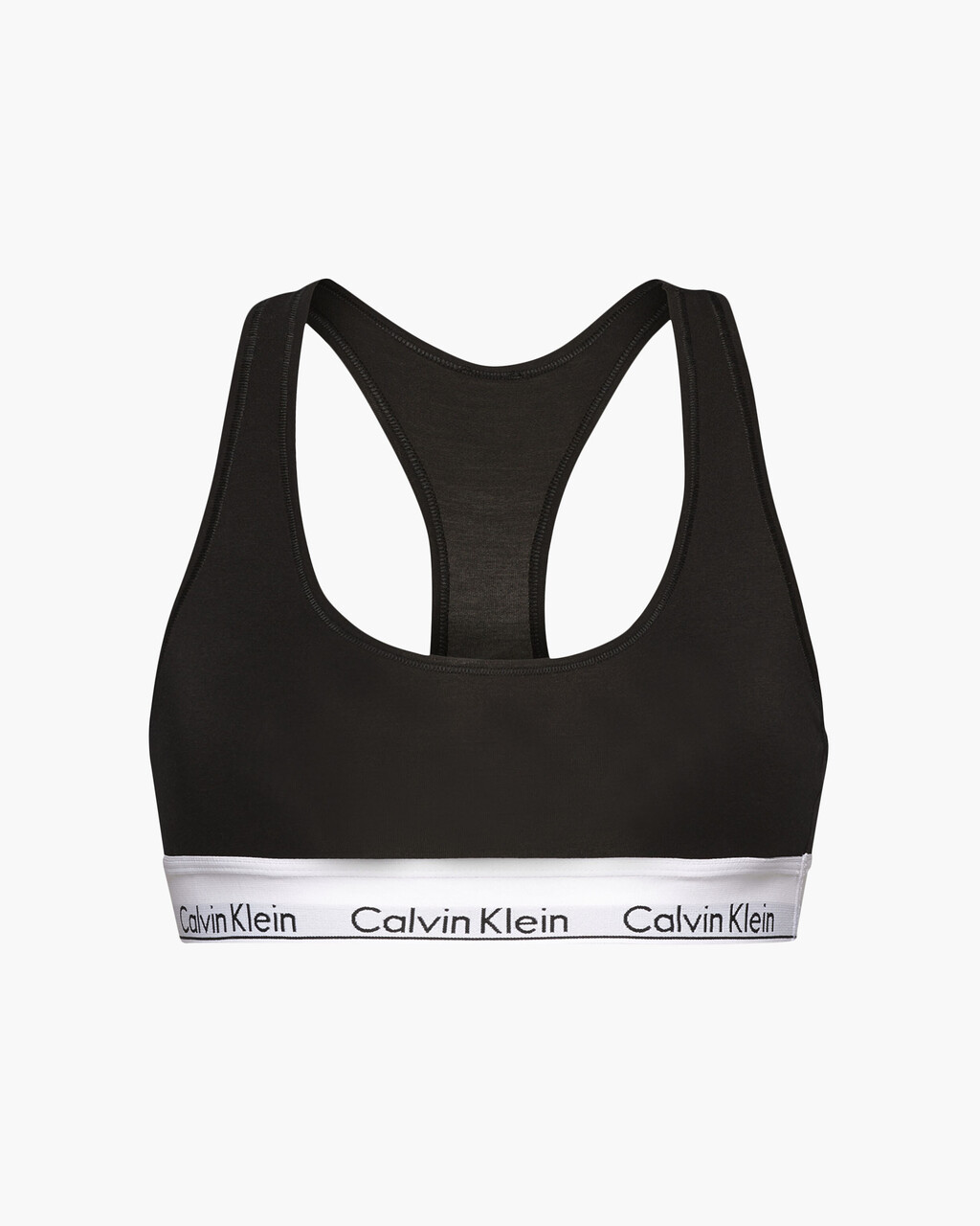 Modern Cotton Lightly Lined Bralette, BLACK, hi-res