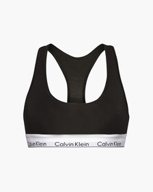 Modern Cotton Lightly Lined Bralette, BLACK, hi-res