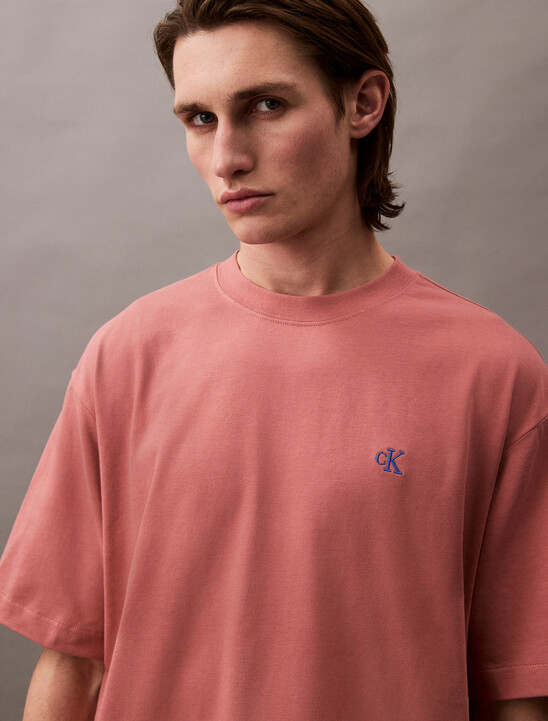 Calvin Logo Crew Neck Tee