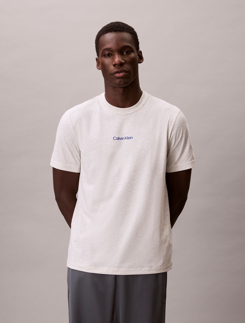 Icon Sport Lifestyle Tee, Snow Heather, hi-res