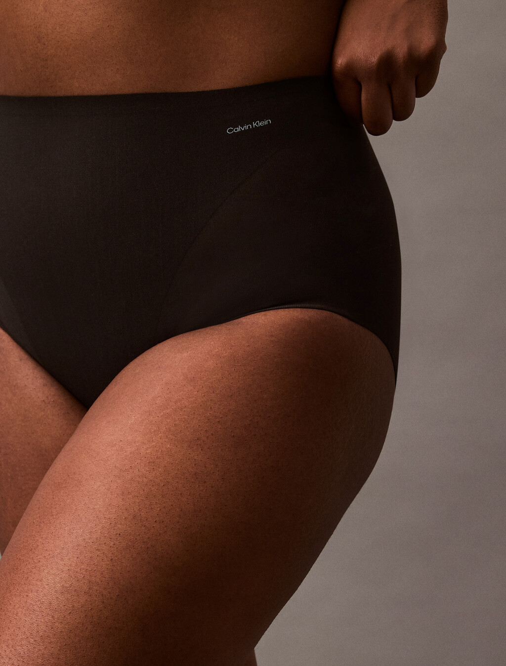 Stay-Put Mesh Brief, Black, hi-res