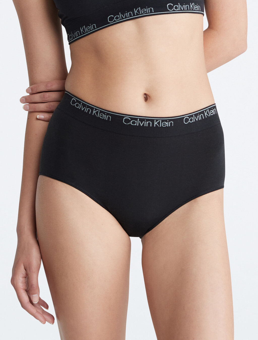 Naturals Modern Seamless Brief, Black, hi-res