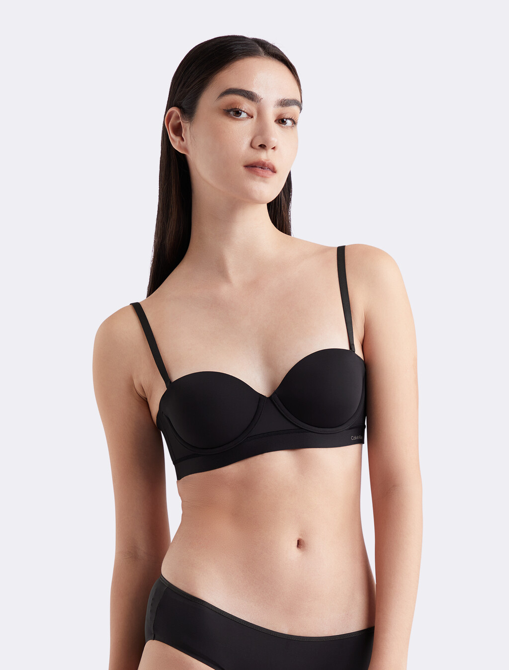 Invisibles Push Up Strapless Bra, BLACK, hi-res