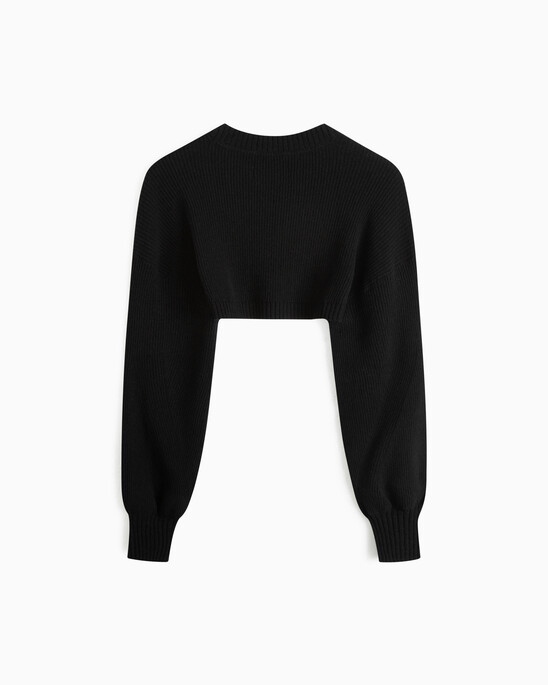 Feminine 2 In 1 Knit Cardigan