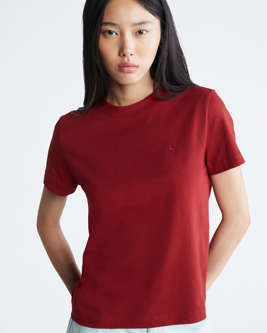 Classic Slim Tee, Sun Dried Tomato, hi-res