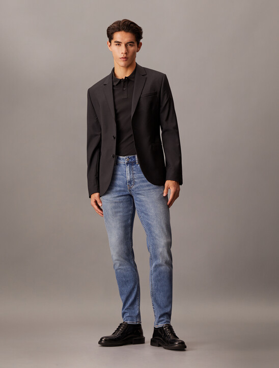 CK Badge Smooth Cotton Slim Polo