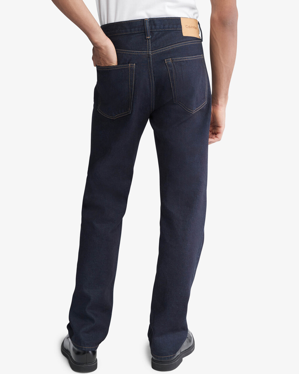 Standard Straight Ck Selvedge Jeans, CK RAW SELVEDGE, hi-res