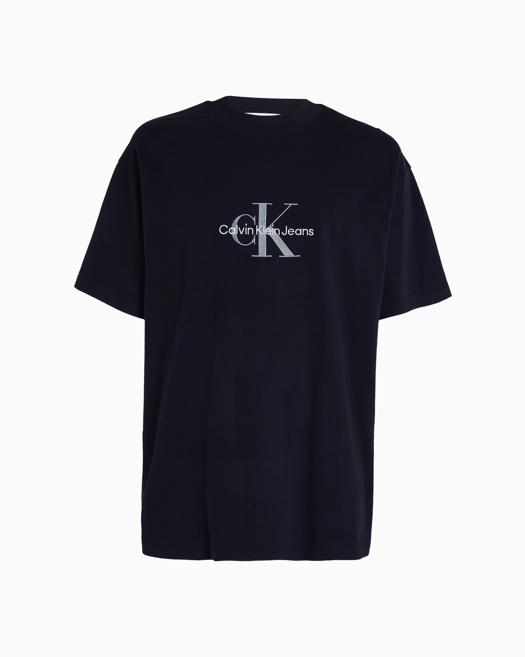 Cotton Monogram T-Shirt, Ck Black, hi-res