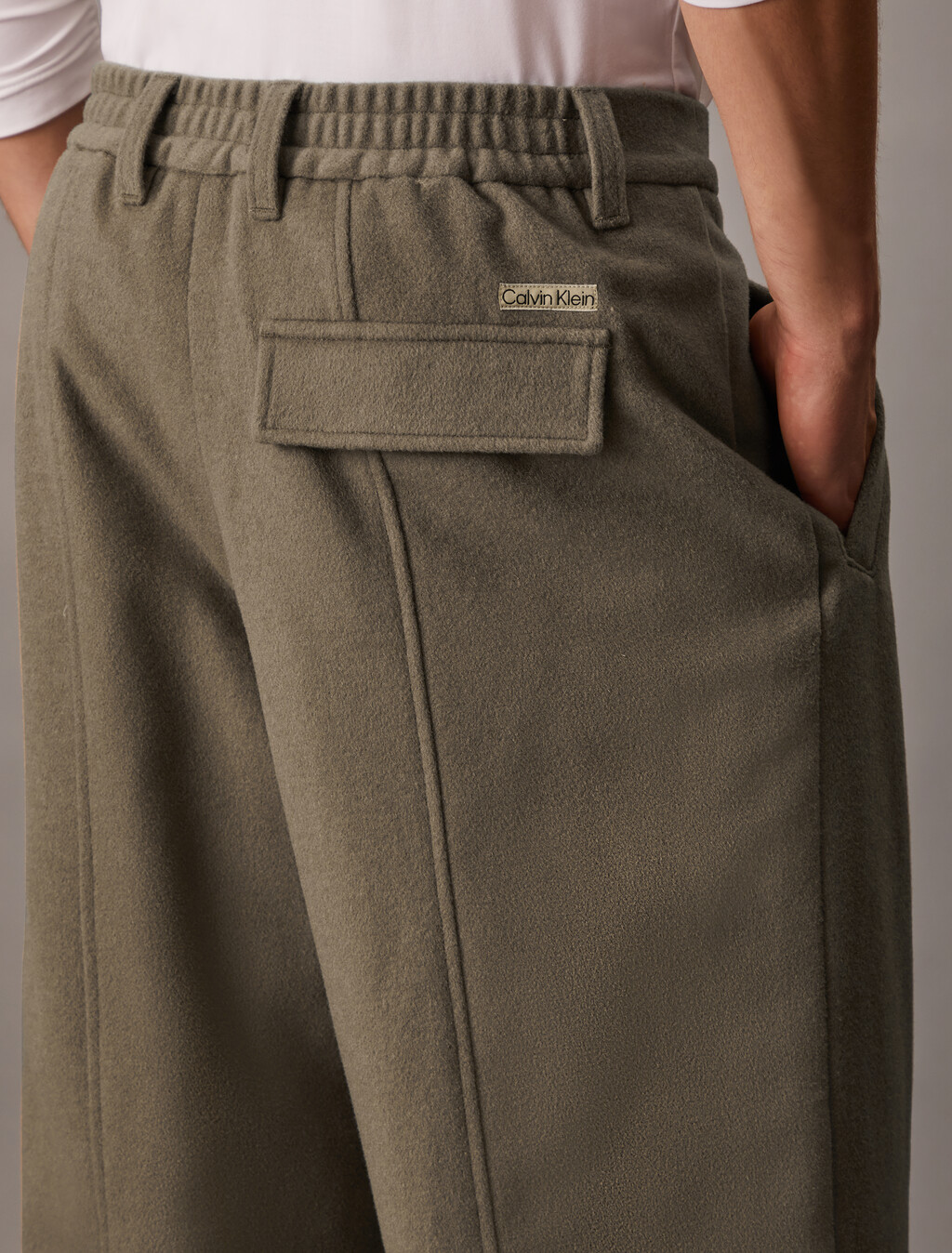 Premium Wool Pants, Brindle, hi-res