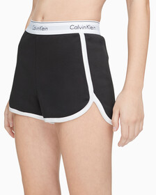 Modern Cotton Sleep Shorts, Black (Legacy 001), hi-res