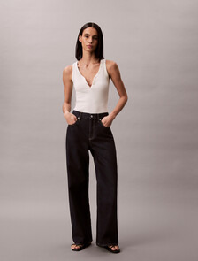 Eco Cool Wide Leg Jeans, CK CLASSIC RINSE, hi-res
