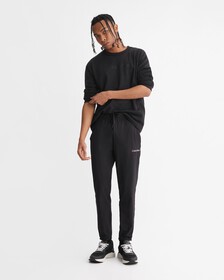 Cotton Terry Logo Sweatshirt, BLACK BEAUTY, hi-res