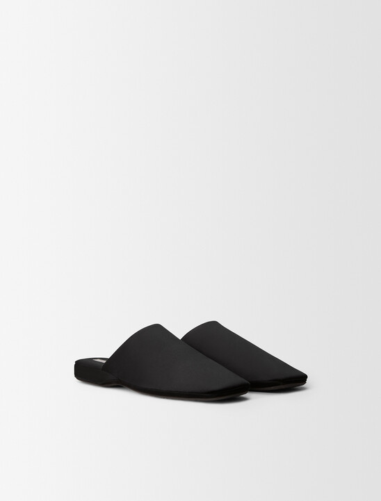 Hugh Silk Satin Slipper