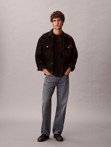 Relaxed Embossed Logo Tee, Black, hi-res