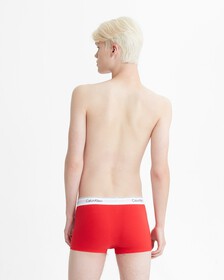 MODERN COTTON STRETCH TRUNKS 2 PACK, Black/Exact, hi-res
