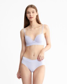 Invisibles Push Up Plunge Bra, Pastel Lilac, hi-res