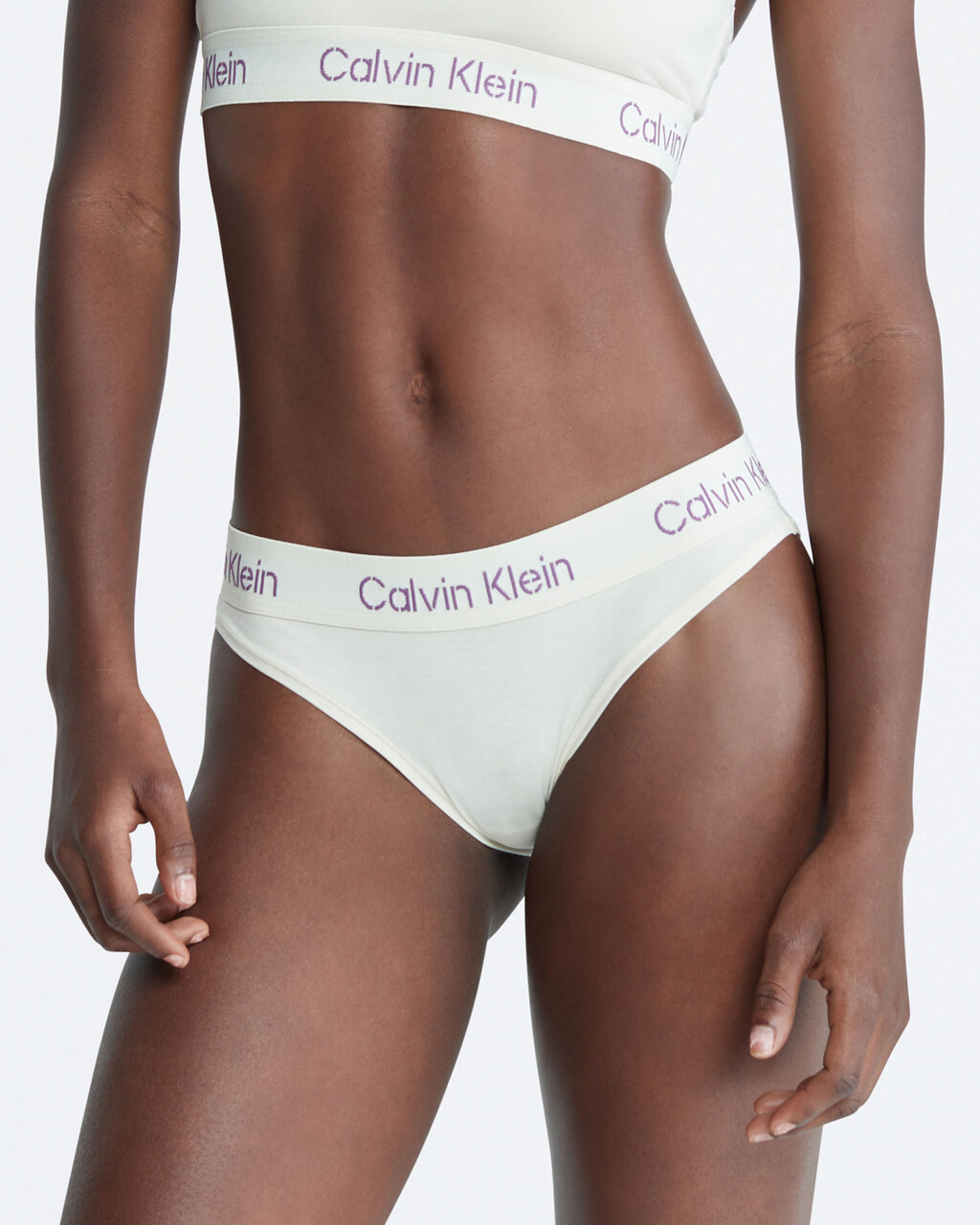 Modern Cotton Bikini Briefs, Bone White, hi-res