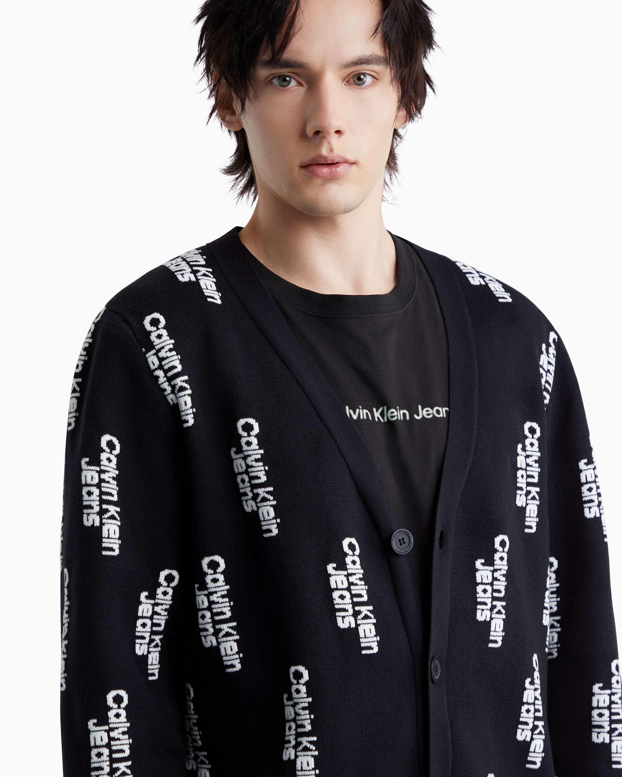 Calvin klein hotsell black cardigan