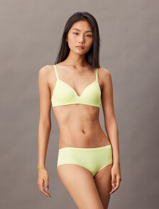 Perfectly Fit Wire Free T-Shirt Bra, Pale Lime Yellow, hi-res