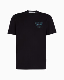 Cotton Back Logo T-Shirt, Ck Black, hi-res