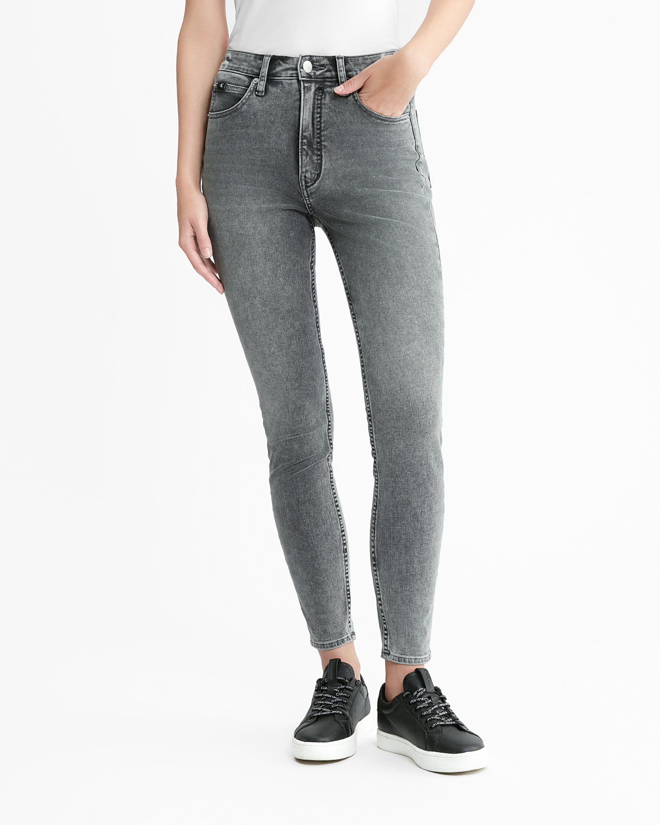 Ultimate Stretch High Rise Skinny Jeans grey Calvin Klein Malaysia