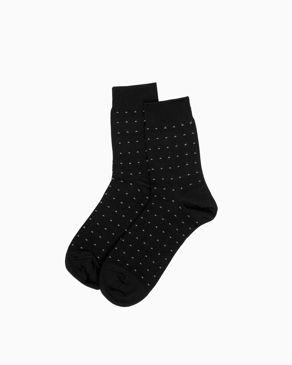 Women's 1 Pack Back Pin Dot Socks, BLACK, hi-res