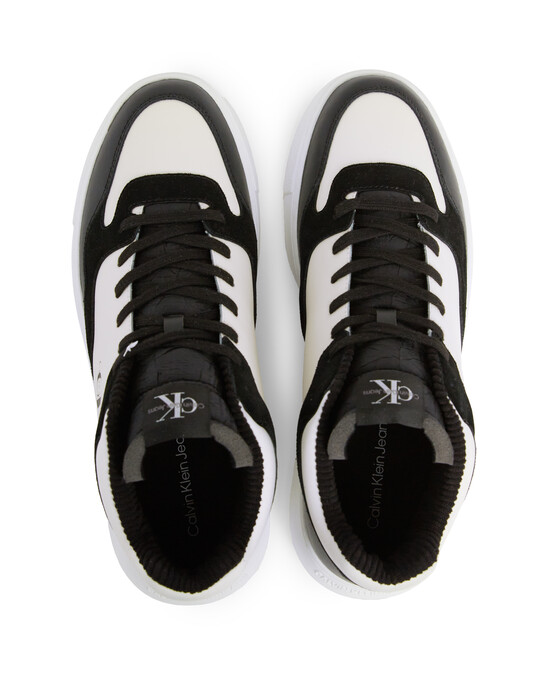 Leather High-Top Trainers