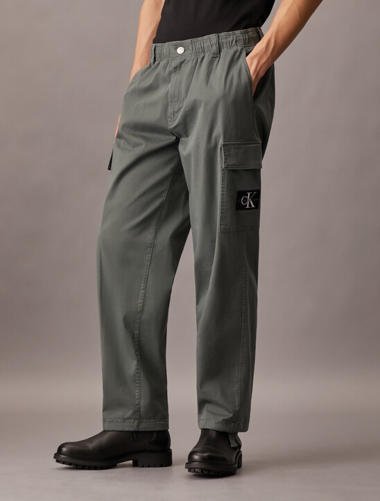 Cotton Twill Cargo Pants