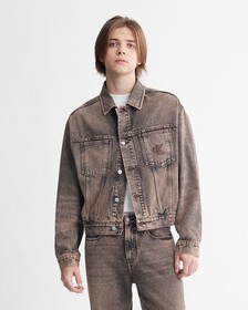 Naturals Boxy Denim Jacket, Denim Medium, hi-res