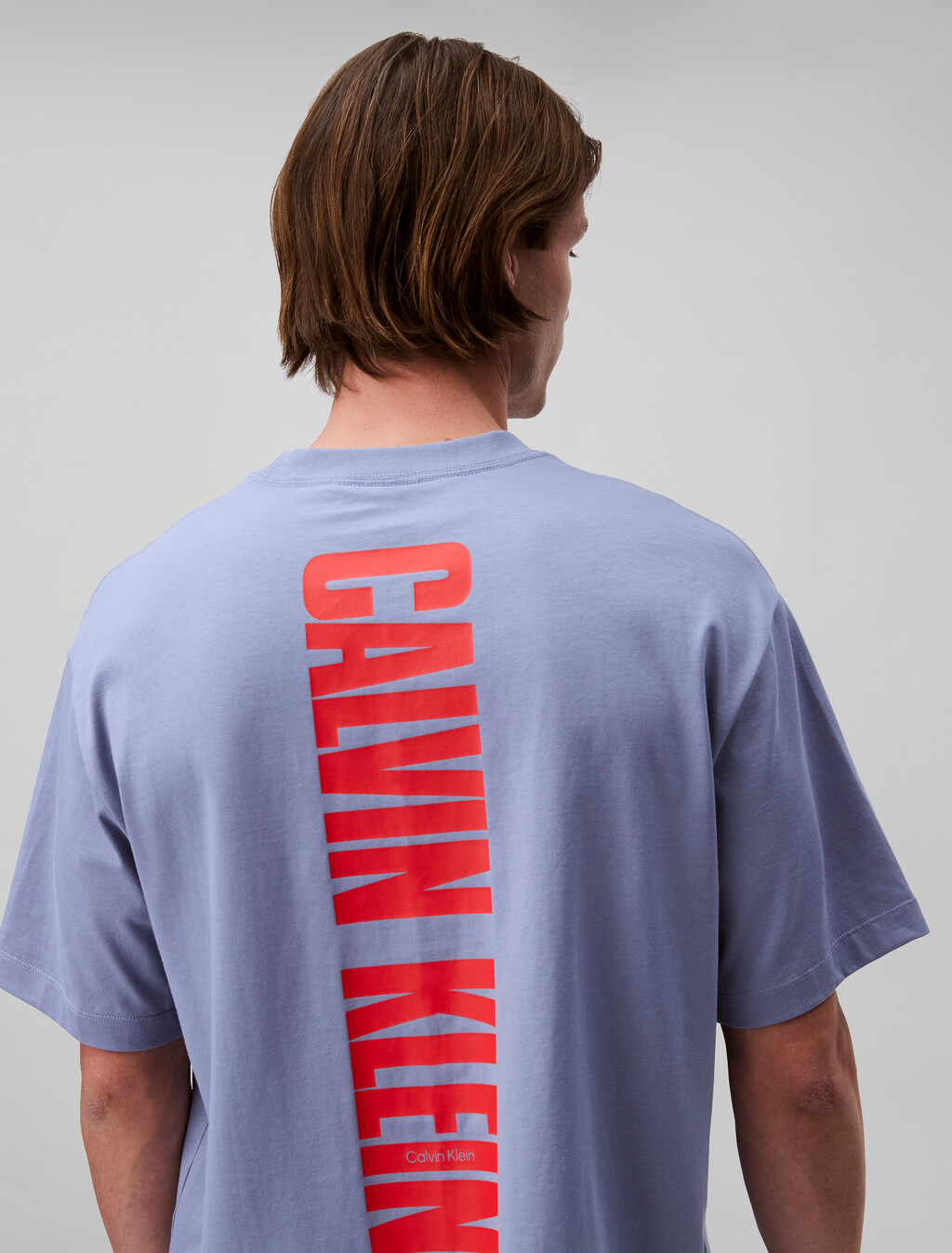 Calvin Klein Logo Print Tee, Tempest, hi-res
