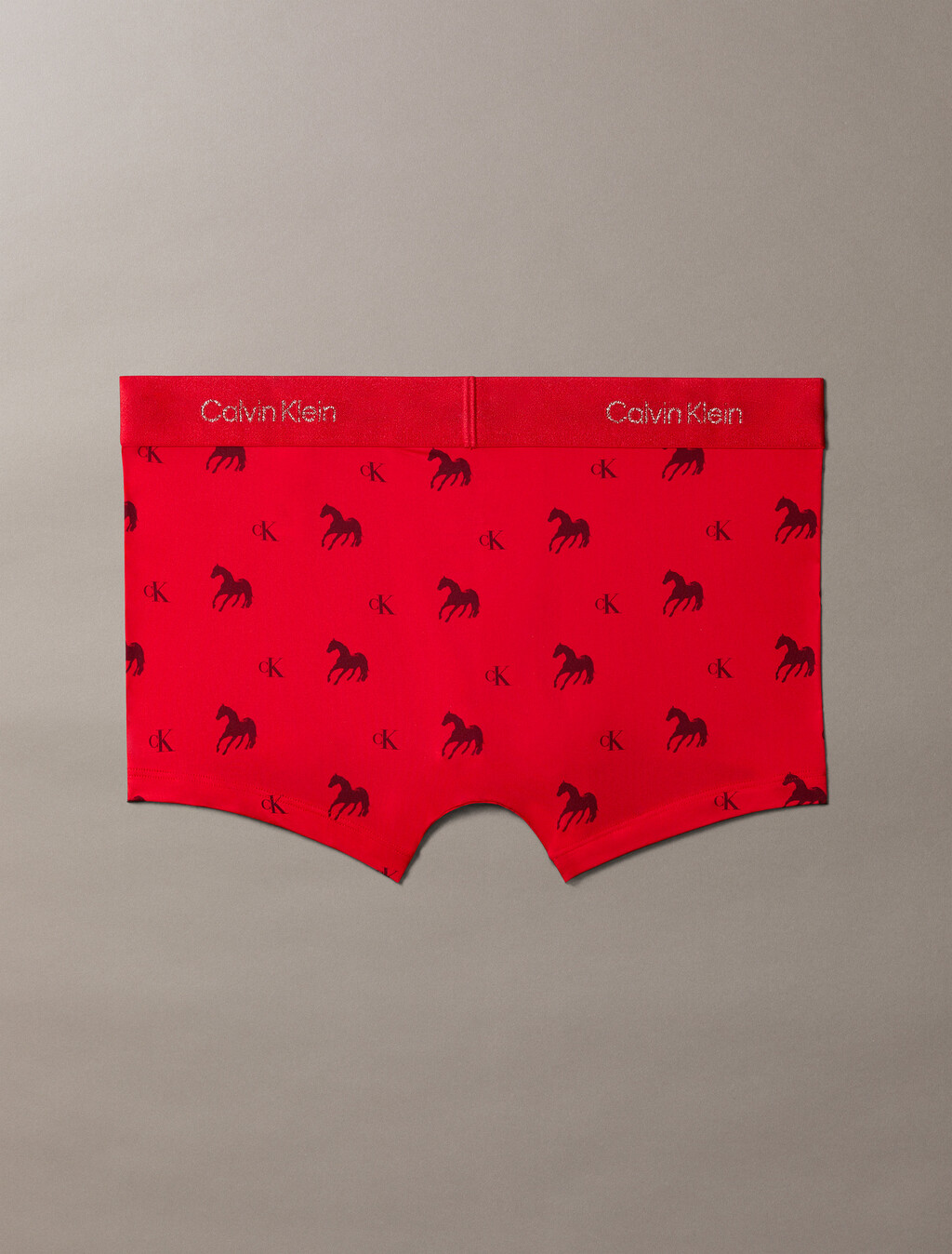 Lunar New Year Low Rise Trunk, Untamed Horses_Rouge, hi-res