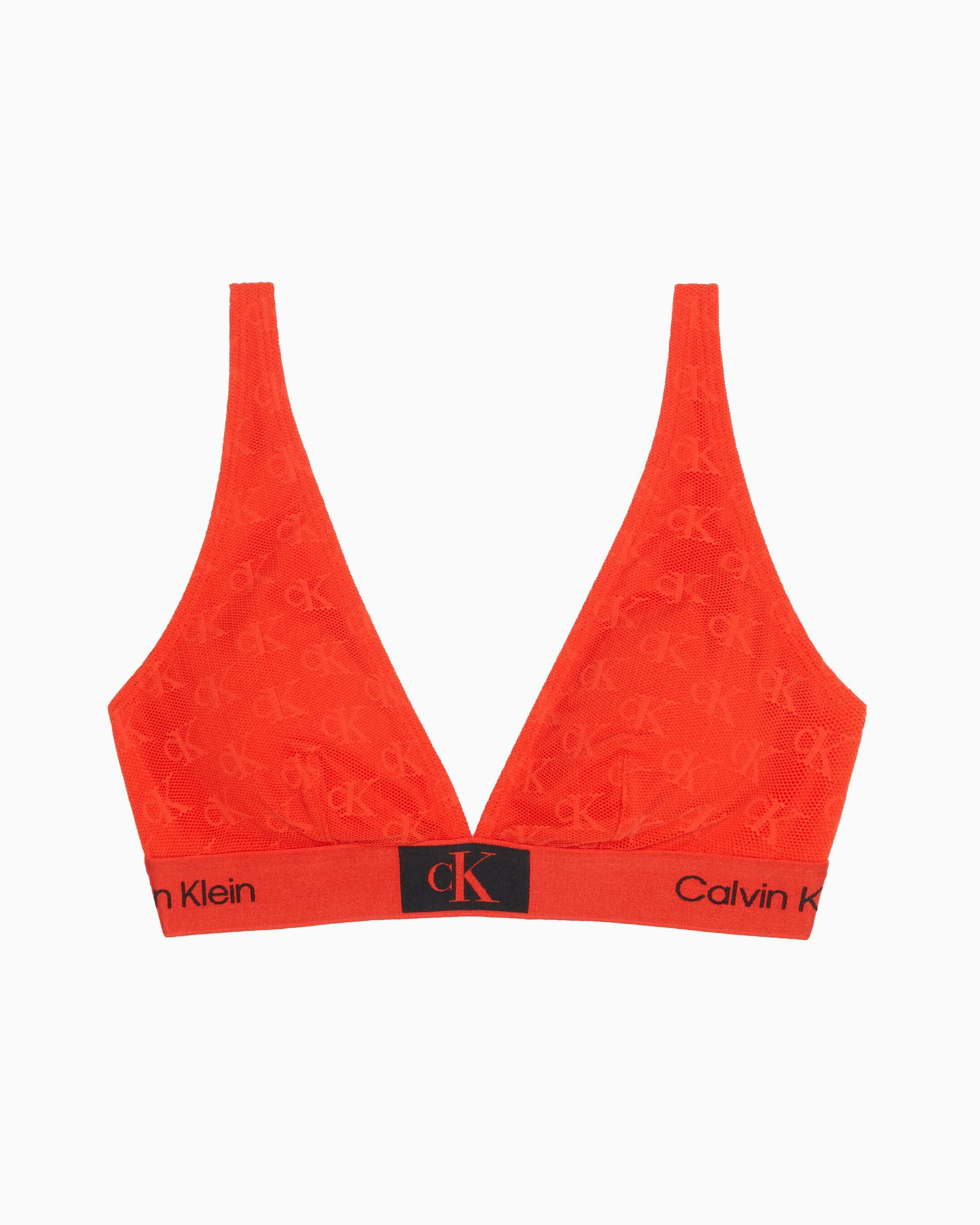 Calvin klein sales red triangle bra