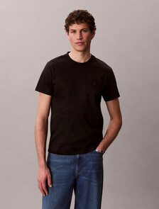 Premium Double Knit Supima Cotton Crewneck Tee, Black, hi-res