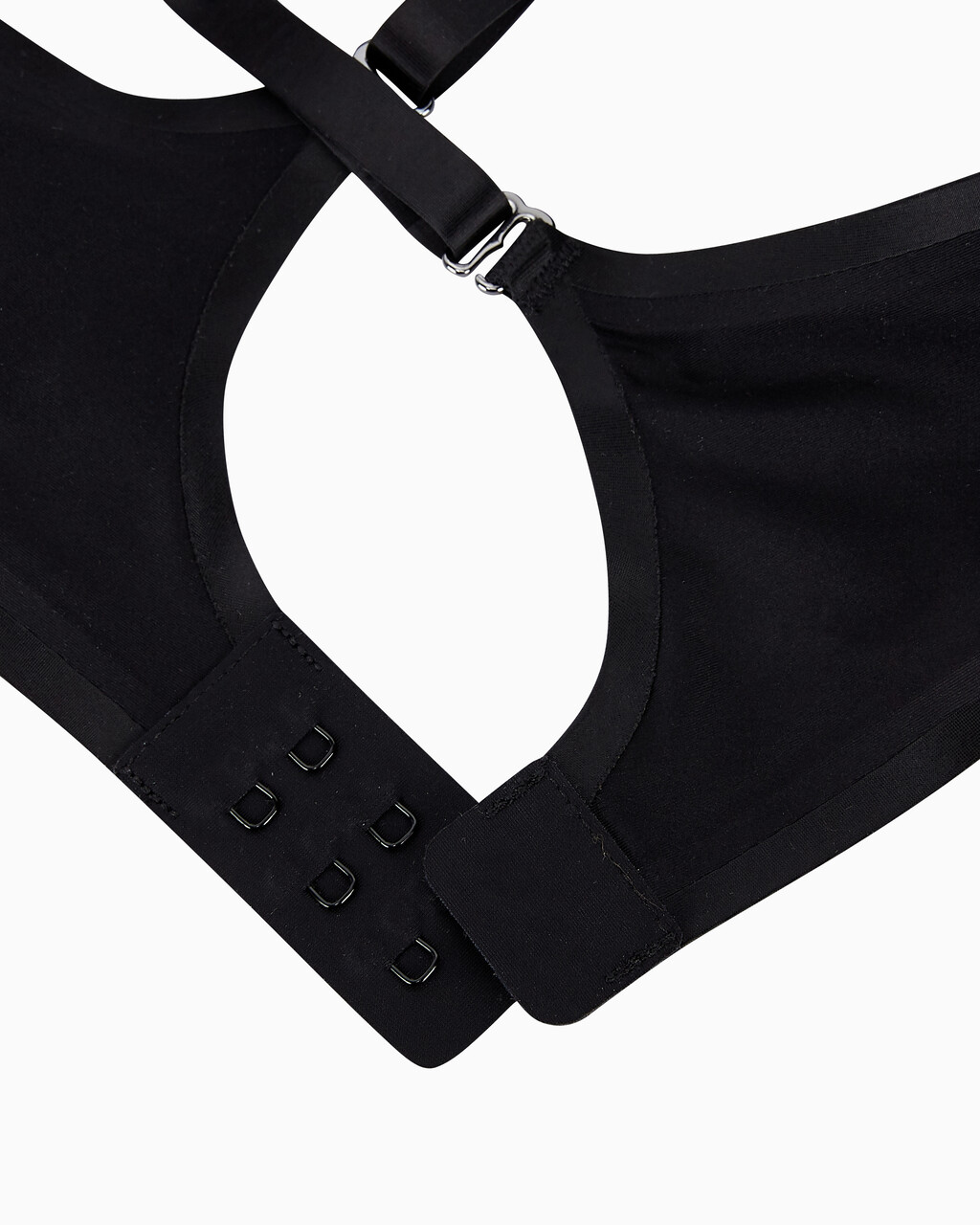 CK Black Structure Push Up Plunge Bra, Black, hi-res