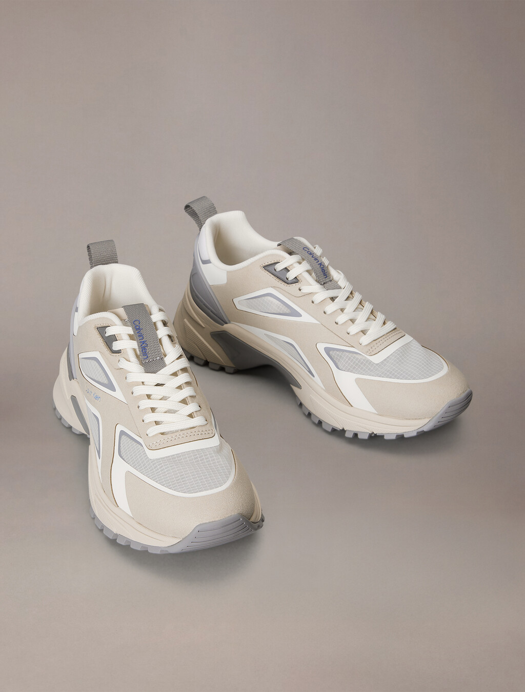 Trailblazer &mdash; Ripstop Runner Trainers, Oatmeal/Marshmallow/Cloudburst, hi-res