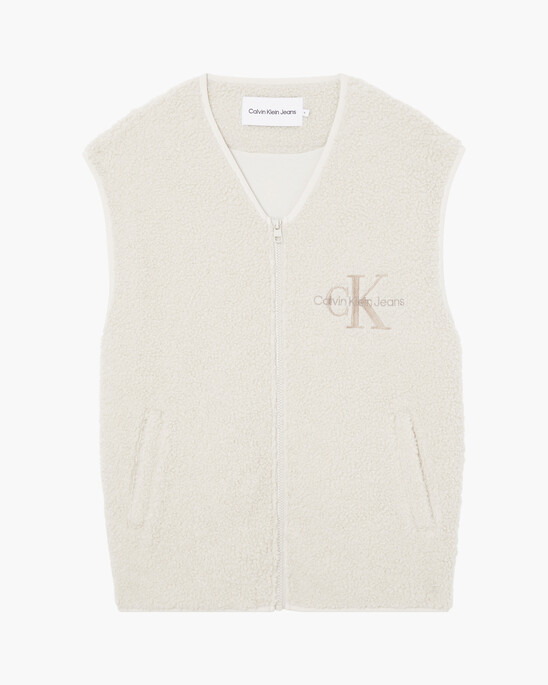 GENDERLESS MONOGRAM FLEECE VEST