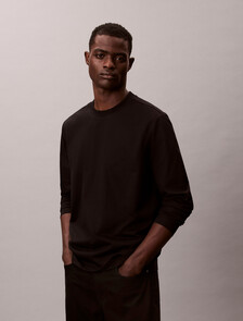Embossed Logo Easy Fit Tee, Black, hi-res