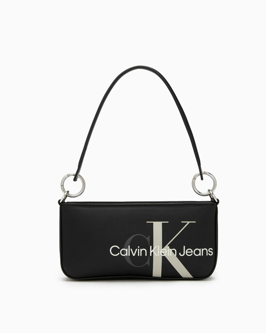 SCULPTED MONOGRAM SHOULDER BAG
