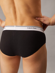 Cotton Stretch Balance Hip Briefs 3 Pack, BLACK/BLACK/BLACK, hi-res