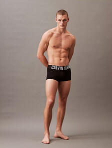 Intense Power Microfiber Stretch 3-Pack Low Rise Trunk, Black/Grey Sky/Pompeian Red, hi-res