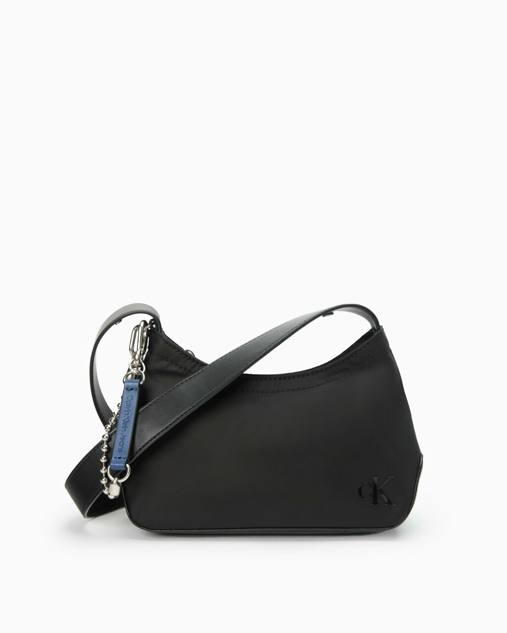 SCULPTED MIX ROUND SHOULDER BAG, BLACK, hi-res