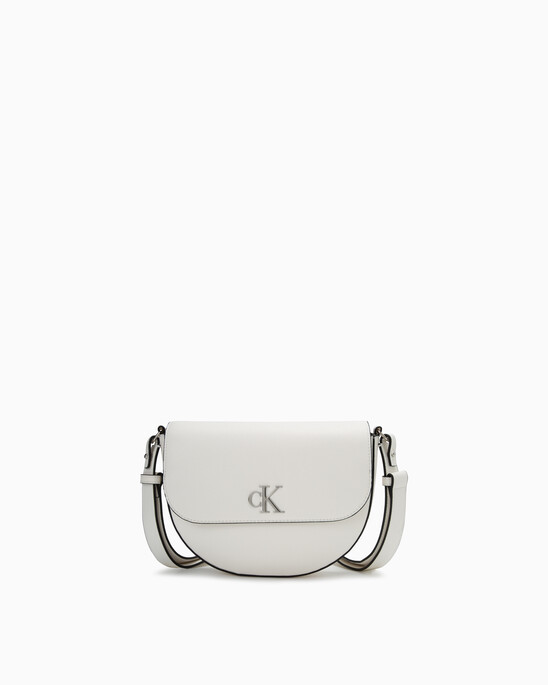 CKJ Minimal Monogram Saddle Bag
