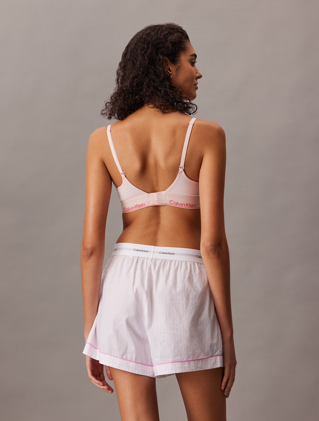 Plunge Bra - Icon Cotton Modal, Potpourri, hi-res