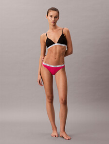 Modern Logo Thong, Vibrant Pink, hi-res